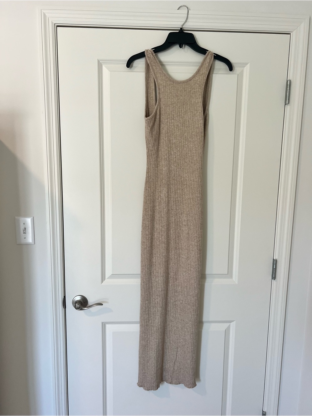 Et Clet Low Back Dress in Beige